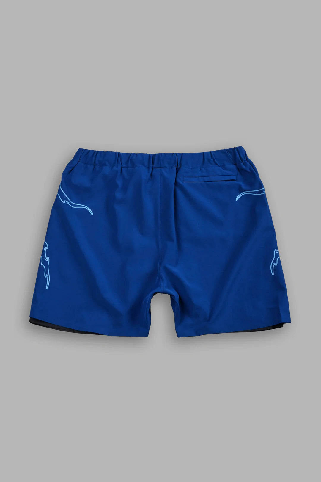 BLUE COMPRESSORED SHORTS
